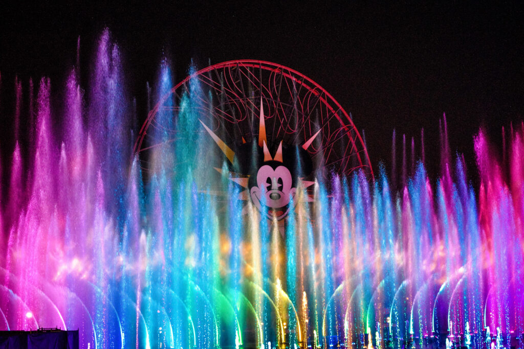 disneyland world of color times