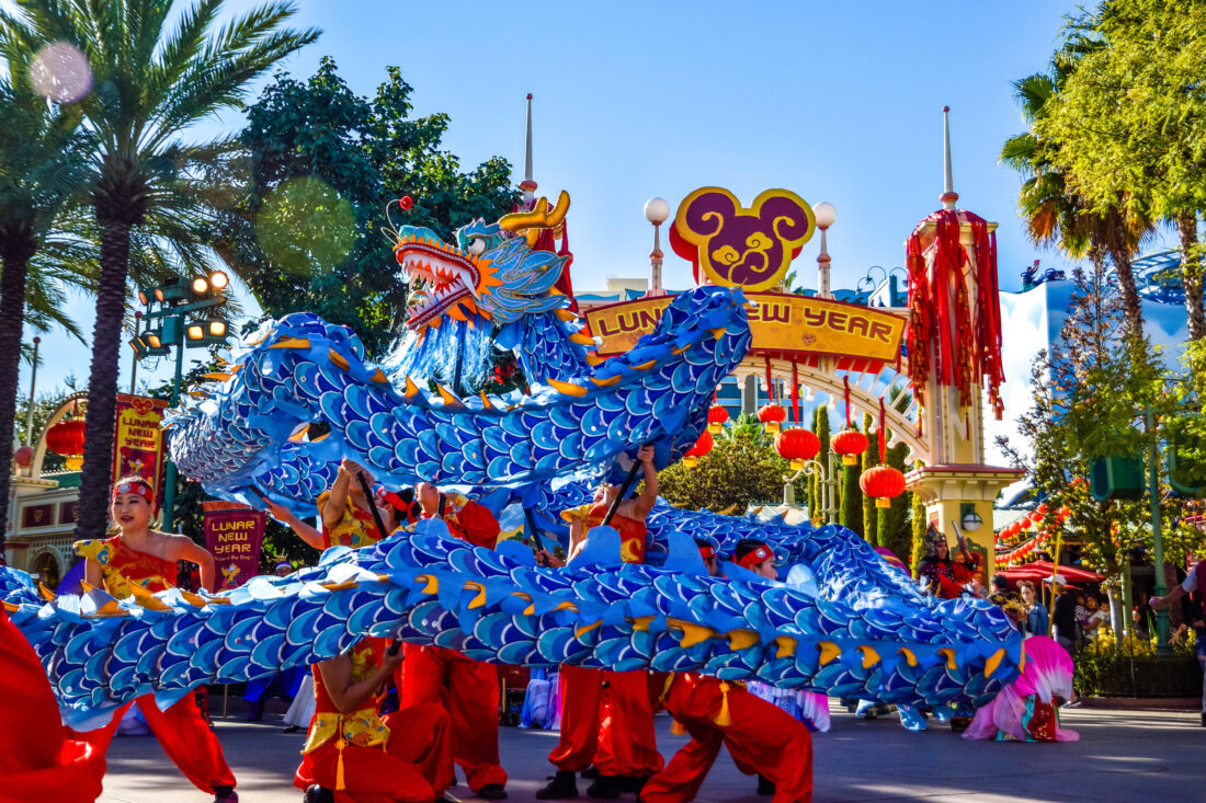 Lunar New Year at Disneyland Resort Attraction Insight